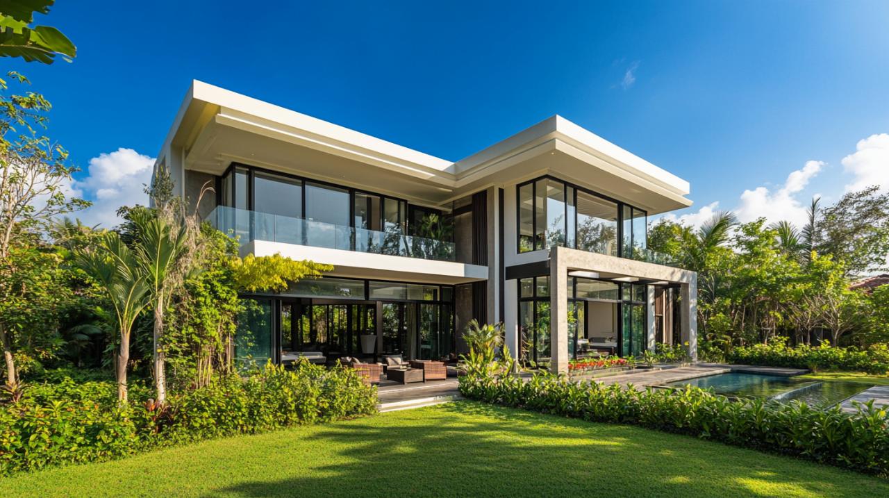 Residencias de alto standing en la costa marfileña: villa dúplex 10 habitaciones buen estándar en Grand Bassam disponible